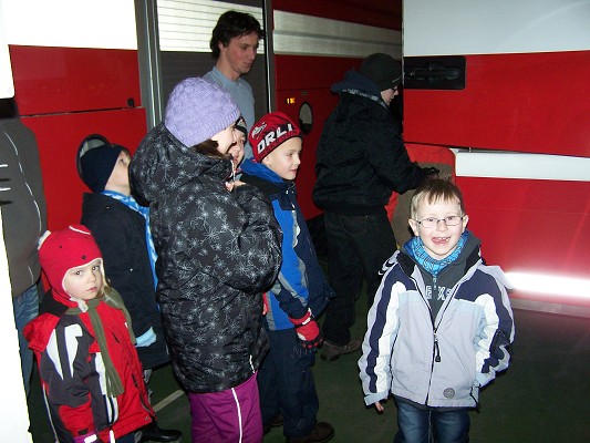Mladí hasiči u profesionálů v Ústí n. O. (31. 3. 2013)