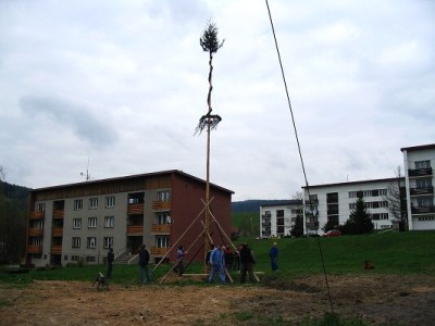 Stavění máje 2008 2