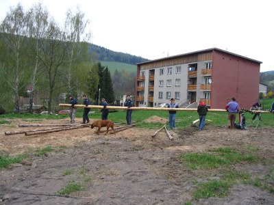 Stavění máje 2008 3