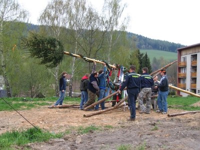 Stavění máje 2008 4